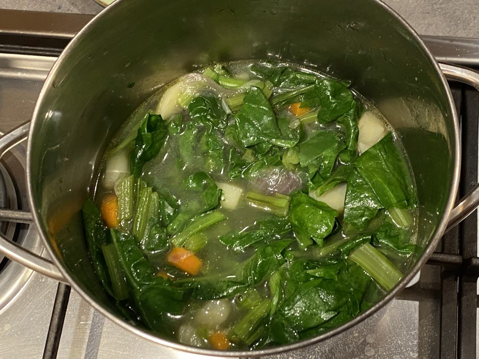 Zuppa di bietola e verdure mix