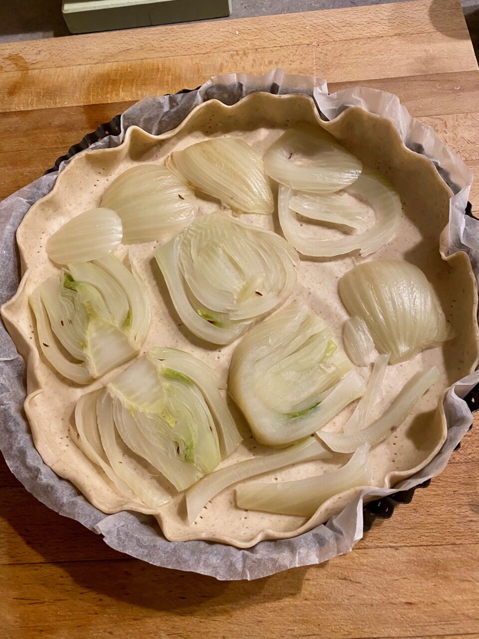 Torta salata finocchi e patate