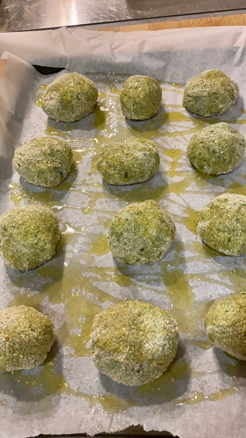Polpette con ricotta e verdura
