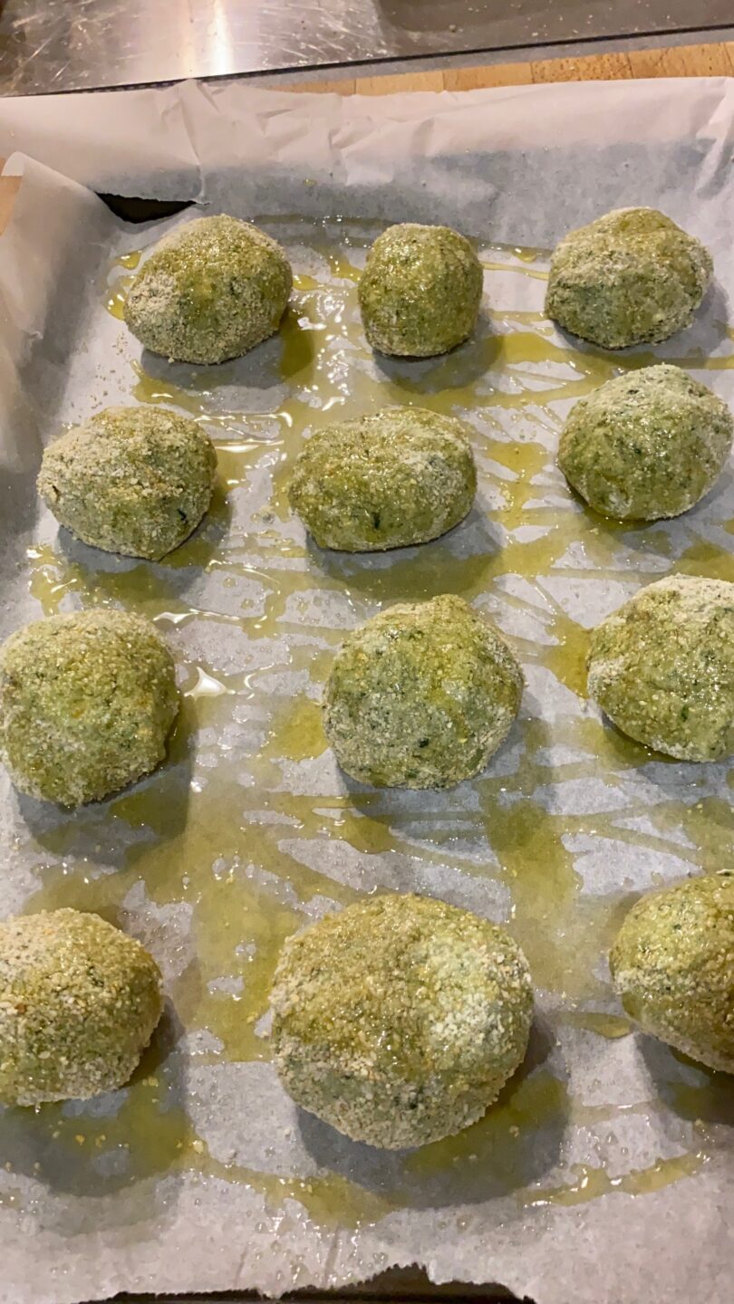 Polpette con ricotta e verdura