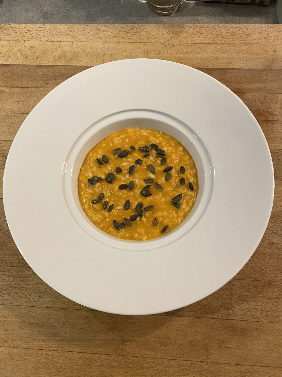 Risotto alla zucca gialla