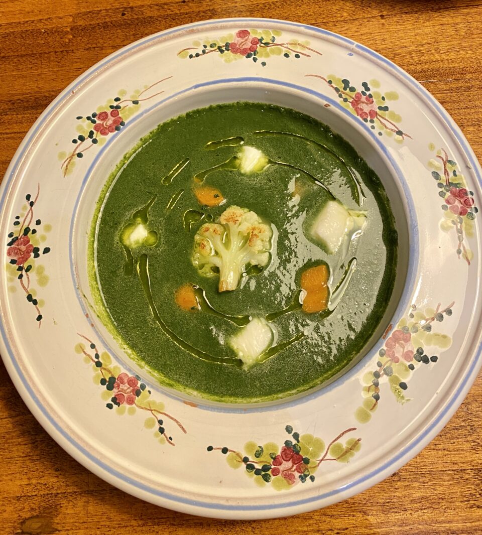 Crema di borragine e verdure