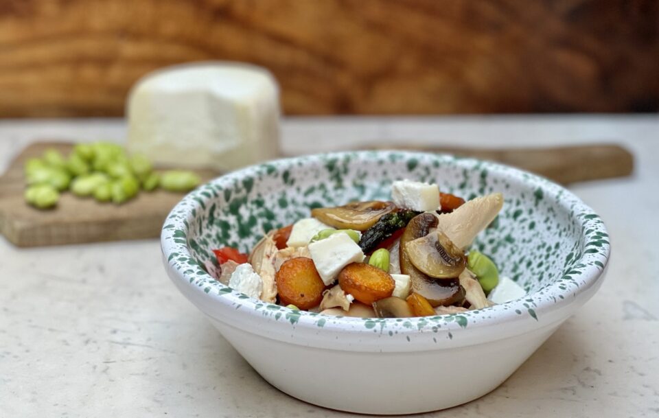 Pollo in insalata ricetta primavera