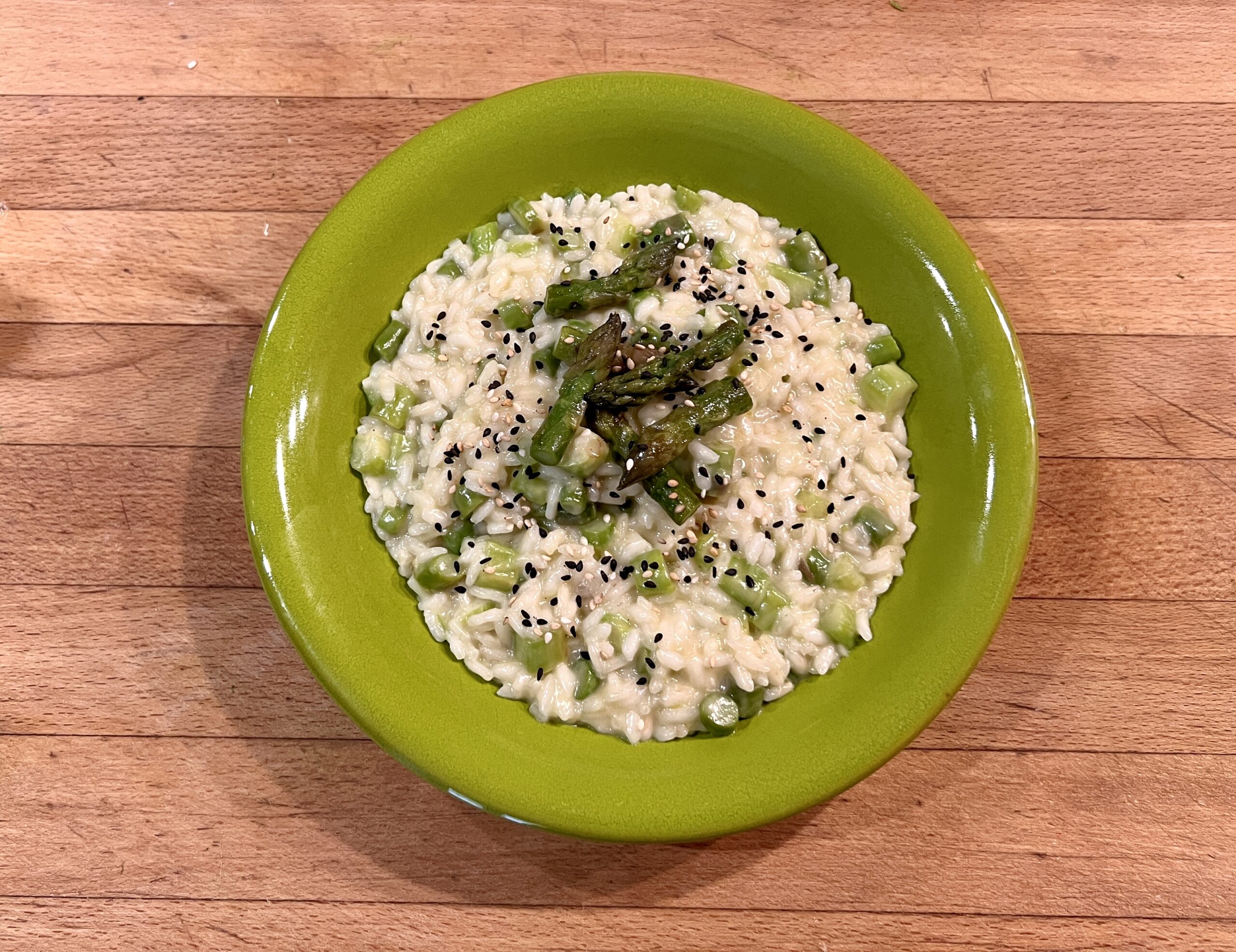 Risotto di primavera con asparagi