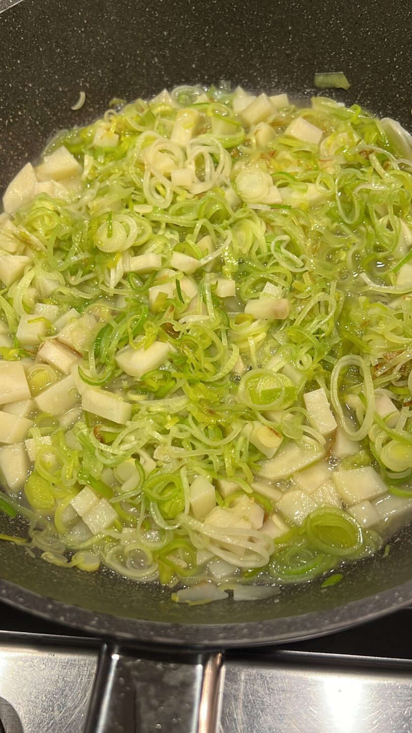 Frittata di zucchine al forno alta