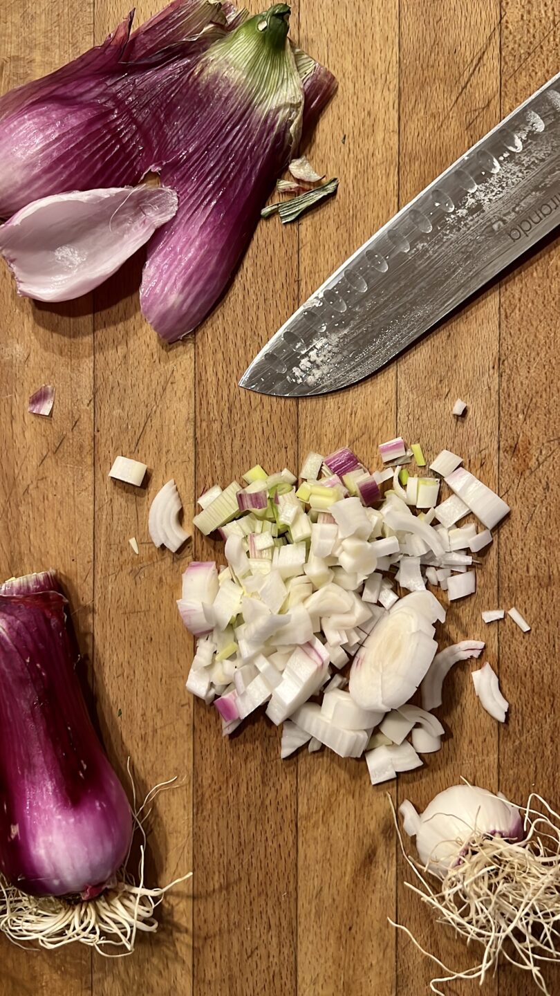 Torta salata alle cipolle con gorgonzola