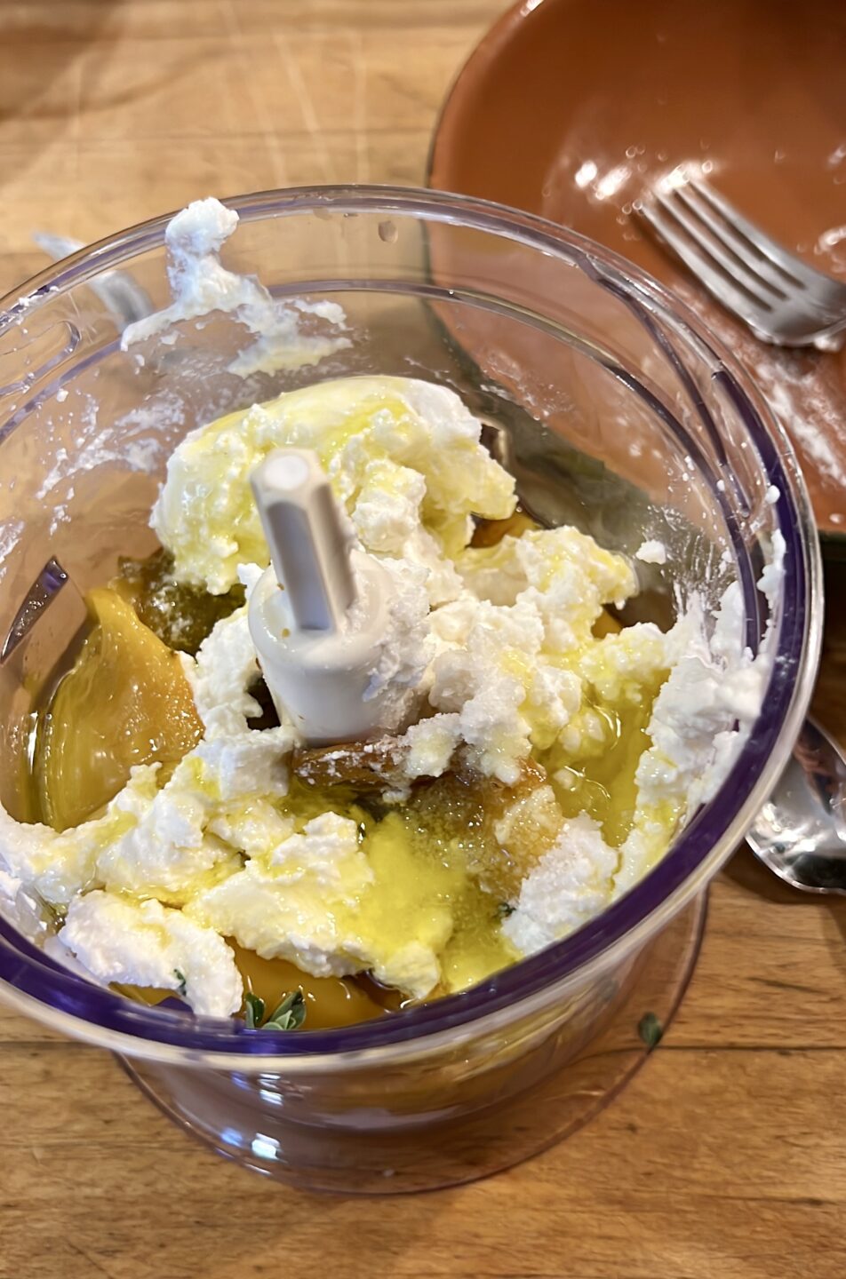 Pasta crema di melanzane e pistacchio