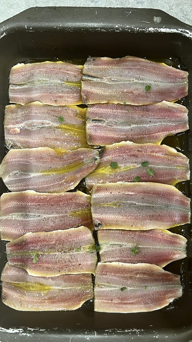 Filetti di sardine al forno