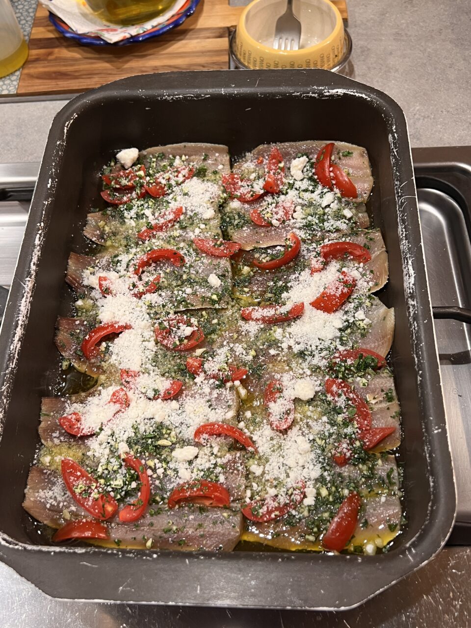 Filetti di sardine al forno