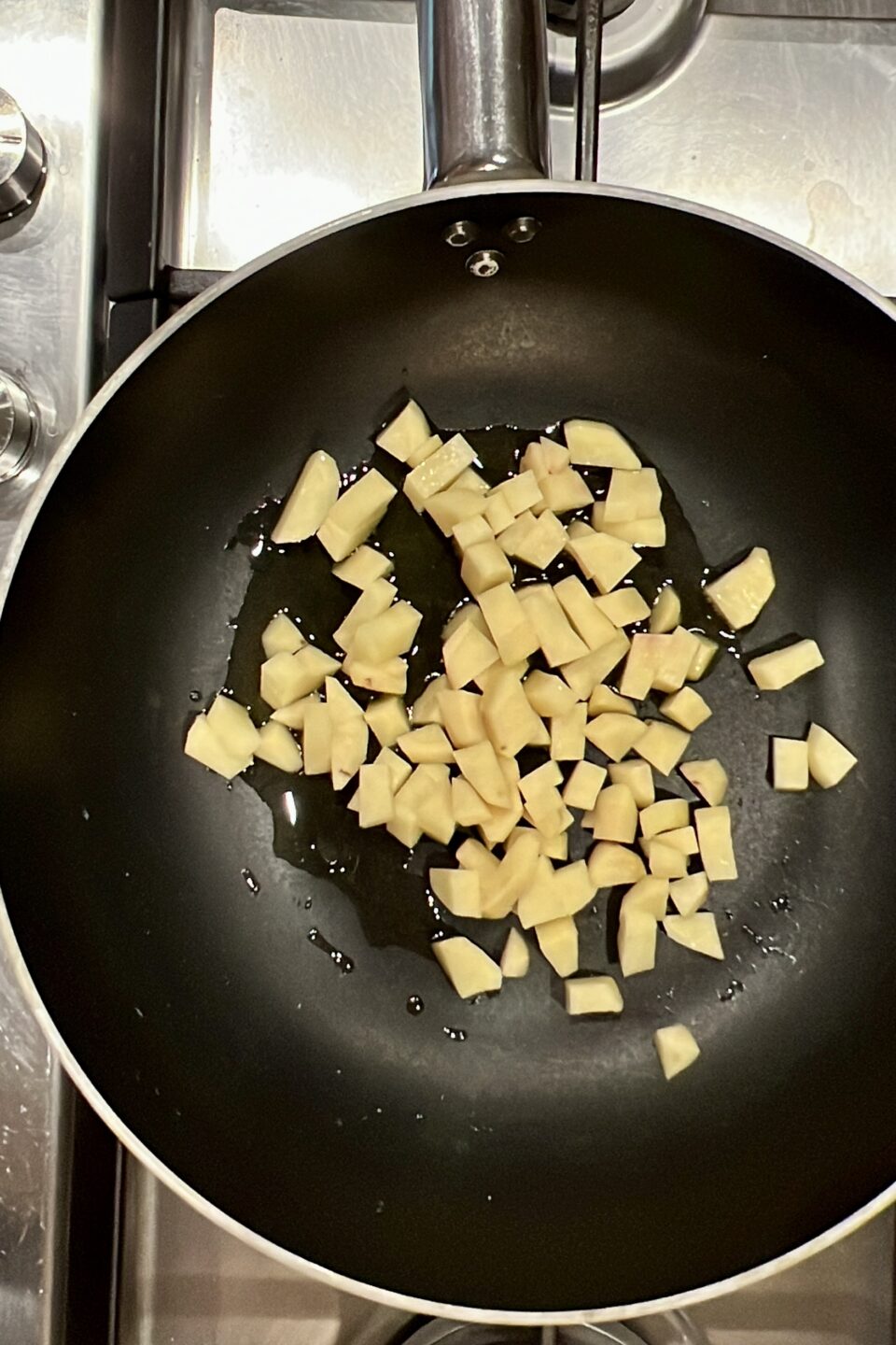 Pasta alle taccole con patate saporite