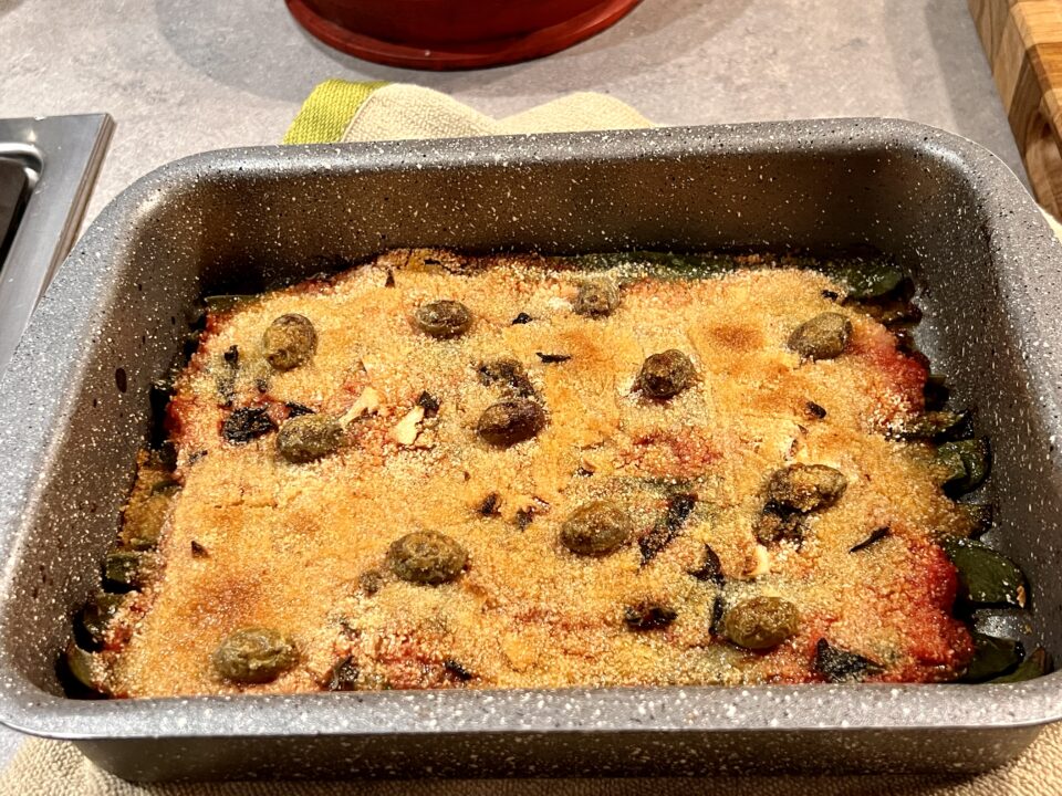 Taccole alla pizzaiola con olive