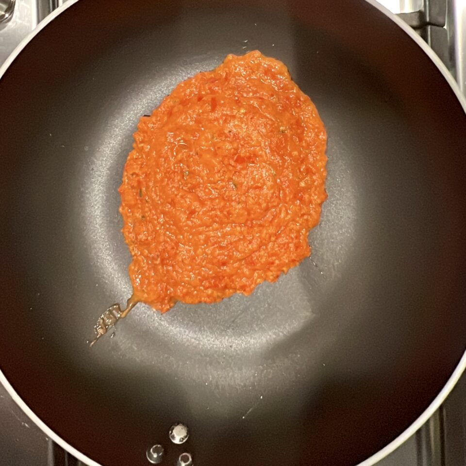 Fettuccine al pomodoro fresco frullato