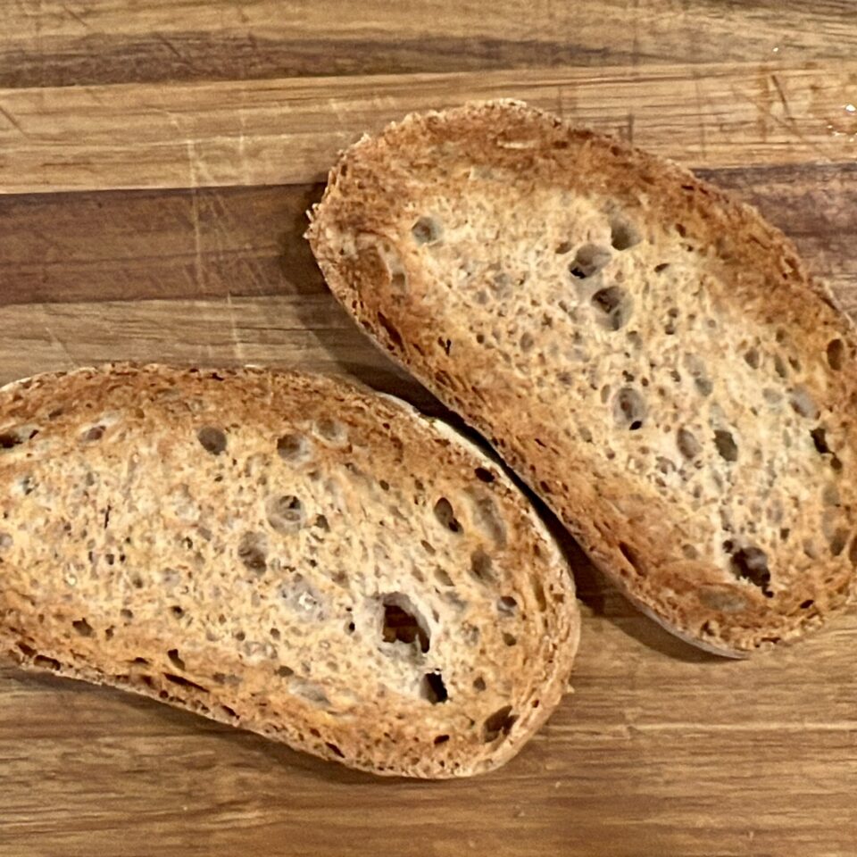 Avocado toast croccante