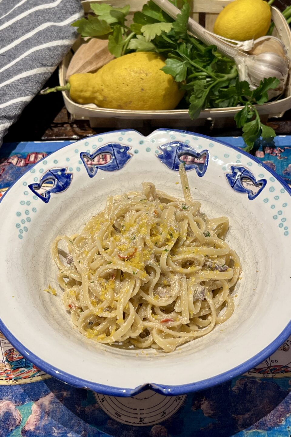 Linguine alle uova di sogliola