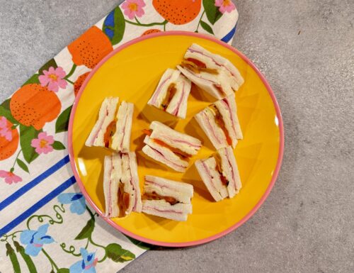 Tramezzini freddi ai peperoni