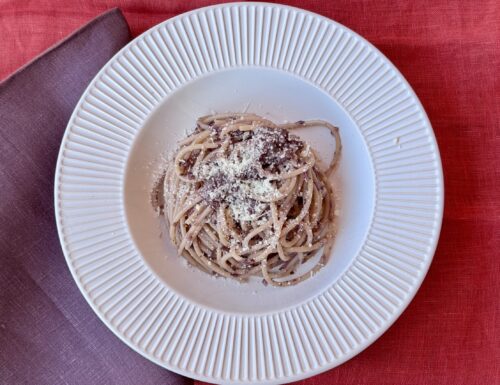 Spaghetti alla crema di radicchio