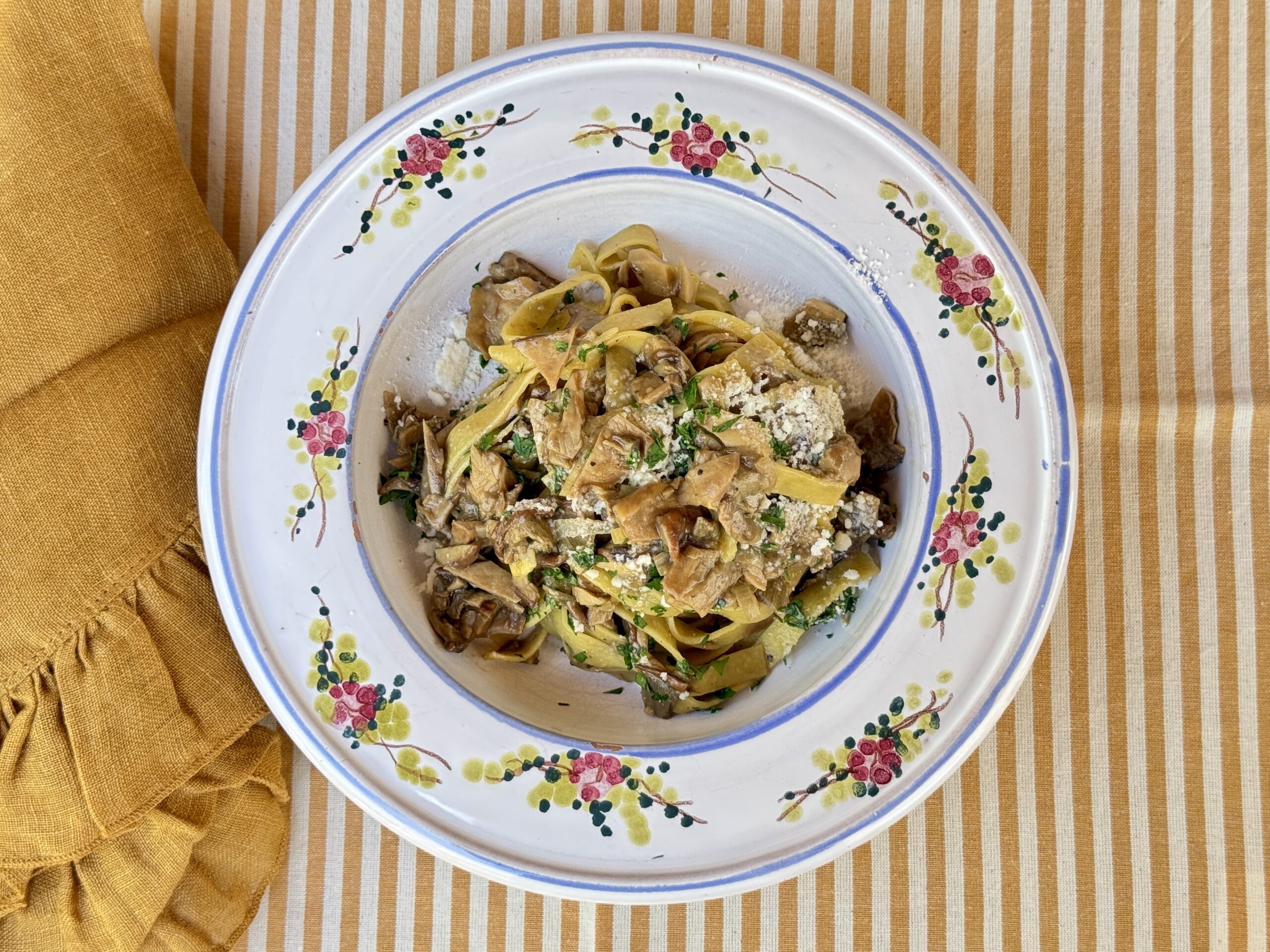Tagliatelle ai funghi porcini secchi