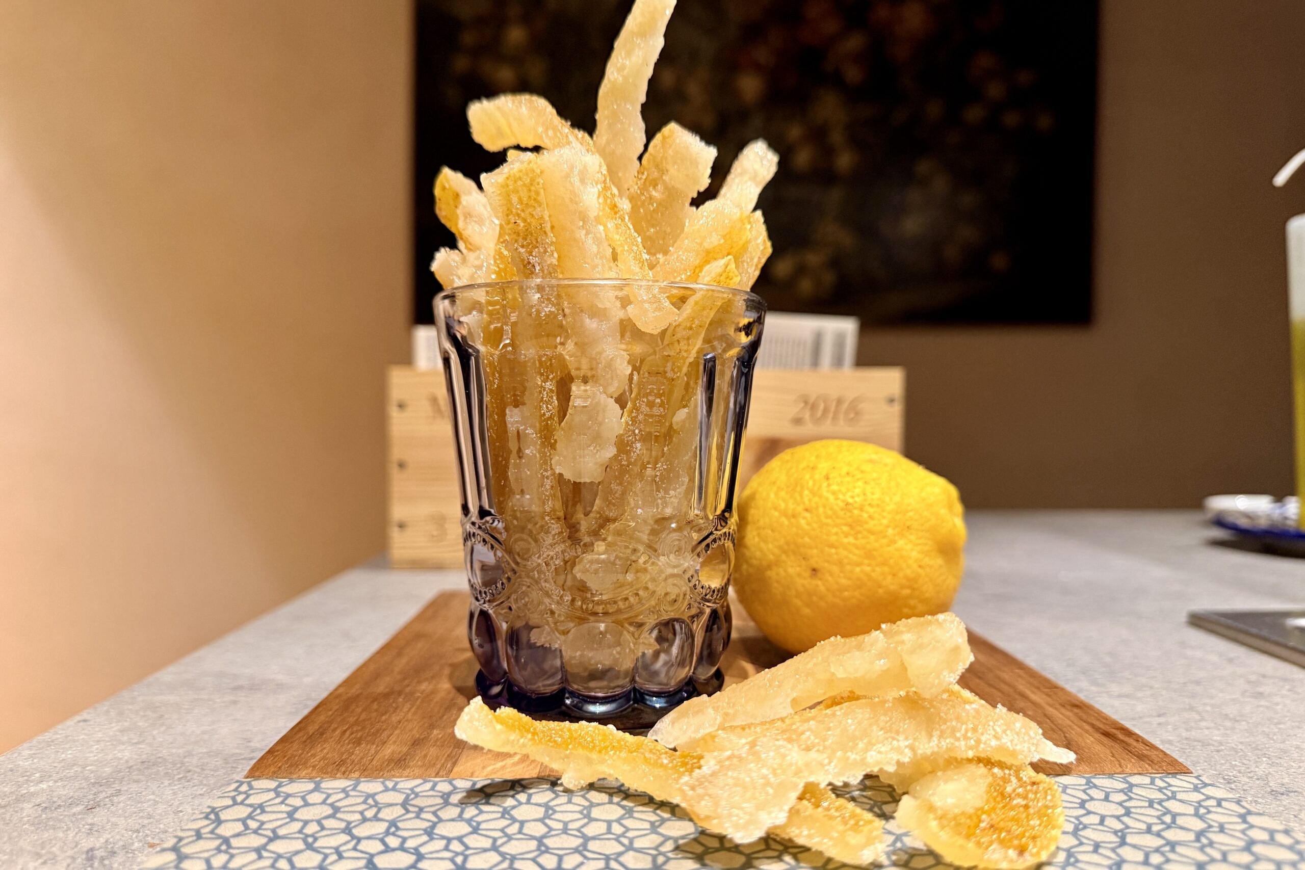 Bucce di limone candite